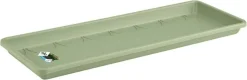 Elho schotel voor balkonbak Barcelona groen 65,6 x 16,8 x 2,7 cm