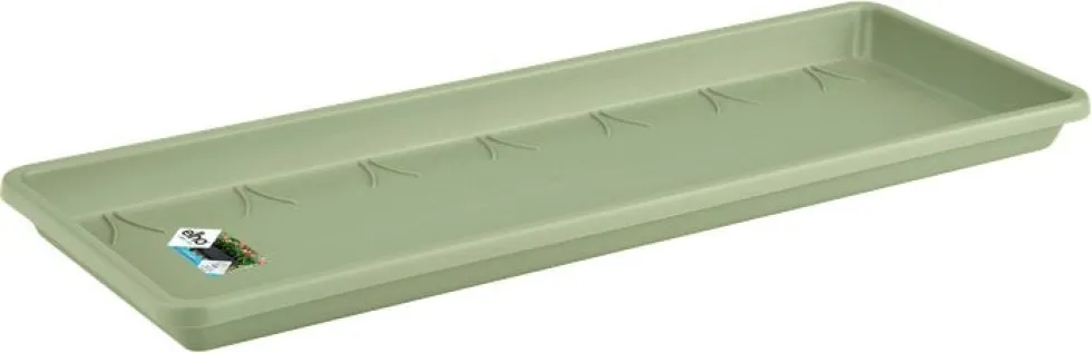 Elho schotel voor balkonbak Barcelona groen 65,6 x 16,8 x 2,7 cm