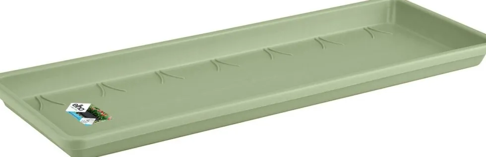 Elho schotel voor balkonbak Barcelona groen 35 x 16,7 x 2,7 cm