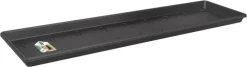Elho schotel voor balkonbak Green Basics zwart 77,8 x 14,7 x 2,4 cm