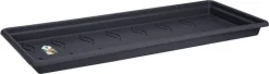 Elho schotel voor balkonbak Green Basics zwart 72,2 x 32,9 x 5,8 cm