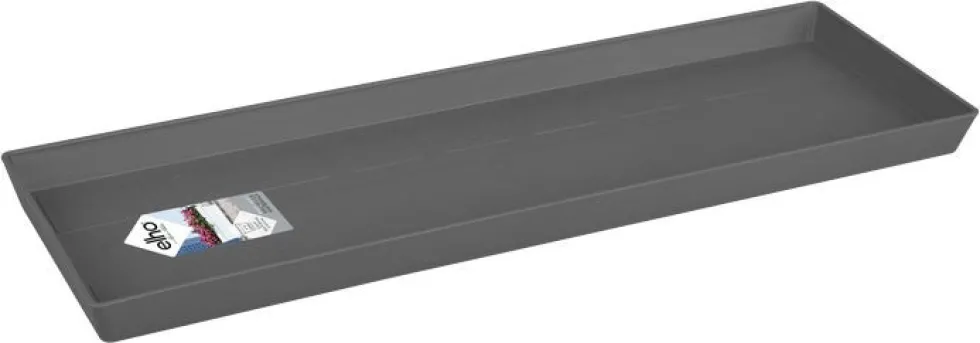 Elho schotel voor balkonbak Loft Urban antraciet 47,3 x 14,7 x 2,6 cm