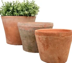 Esschert Design bloempot Geralde terracotta D 25 H 19 cm