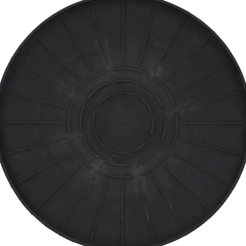 Esschert Design plantenschotel Dami zwart D 37 H 1 cm