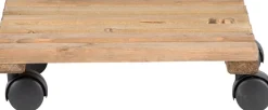 Esschert Design plantentrolley Esschert's Garden bruin 29 x 29 x 8,4 cm