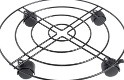 Esschert Design plantentrolley Esschert's Garden antraciet D 38,2 H 6,7 cm