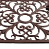 Esschert Design plantentrolley Esschert's Garden bruin 28,1 x 28,1 x 6,5 cm