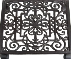 Esschert Design plantentrolley Esschert's Garden bruin 28 x 28 x 5,8 cm