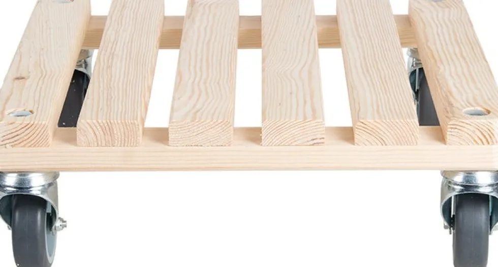 Esschert Design plantentrolley Esschert's Garden naturel 38 x 38 x 13,8 cm