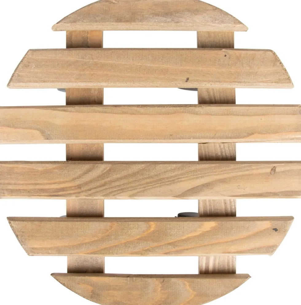 Esschert Design plantentrolley Esschert's Garden bruin D 29 H 8,4 cm