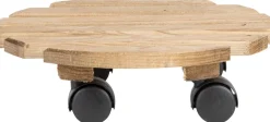 Esschert Design plantentrolley Esschert's Garden bruin D 29 H 8,4 cm