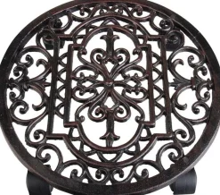 Esschert Design plantentrolley Esschert's Garden bruin D 29,1 H 5,8 cm