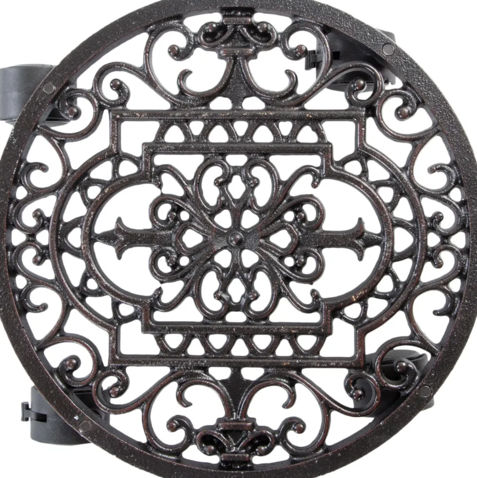 Esschert Design plantentrolley Esschert's Garden bruin D 29,1 H 5,8 cm
