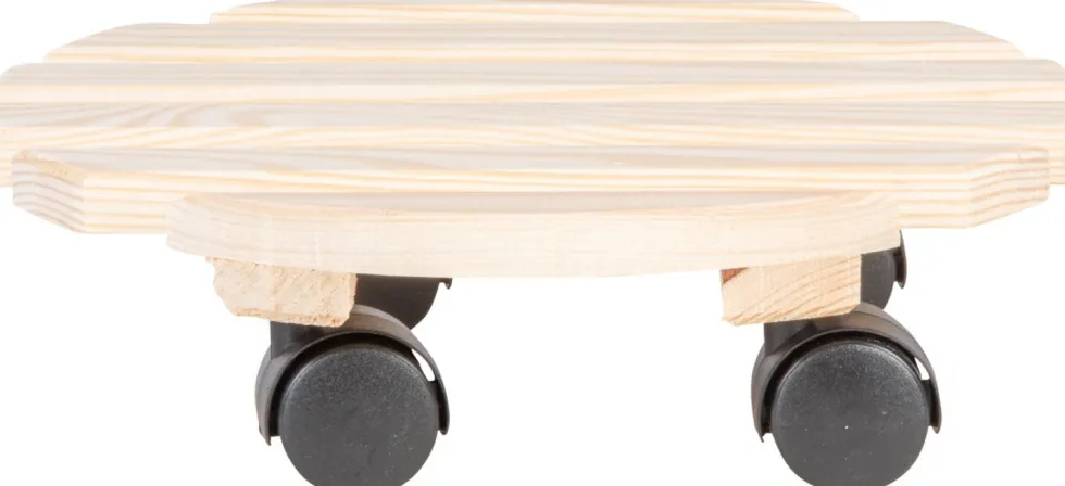 Esschert Design plantentrolley Esschert's Garden naturel D 29 H 8,4 cm