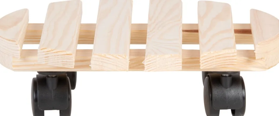 Esschert Design plantentrolley Esschert's Garden naturel D 29 H 8,4 cm
