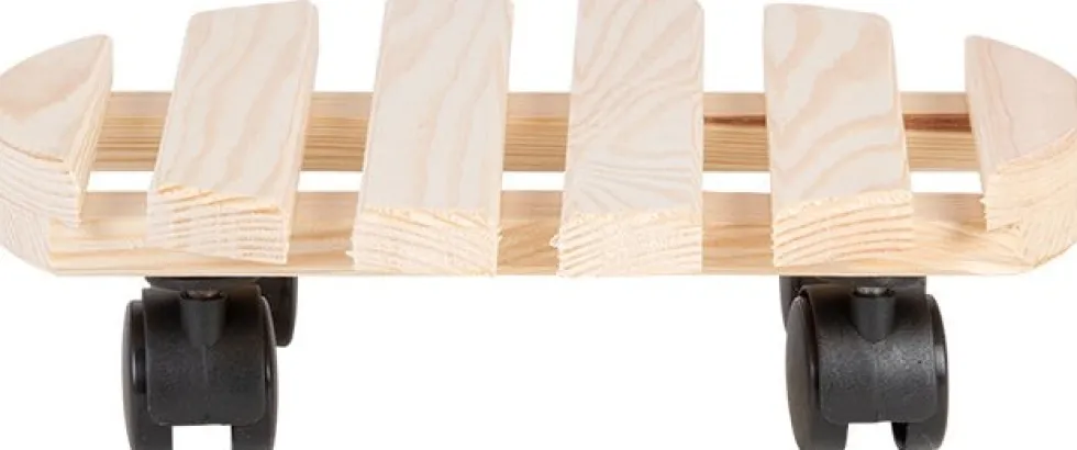 Esschert Design plantentrolley Esschert's Garden naturel D 29 H 8,4 cm