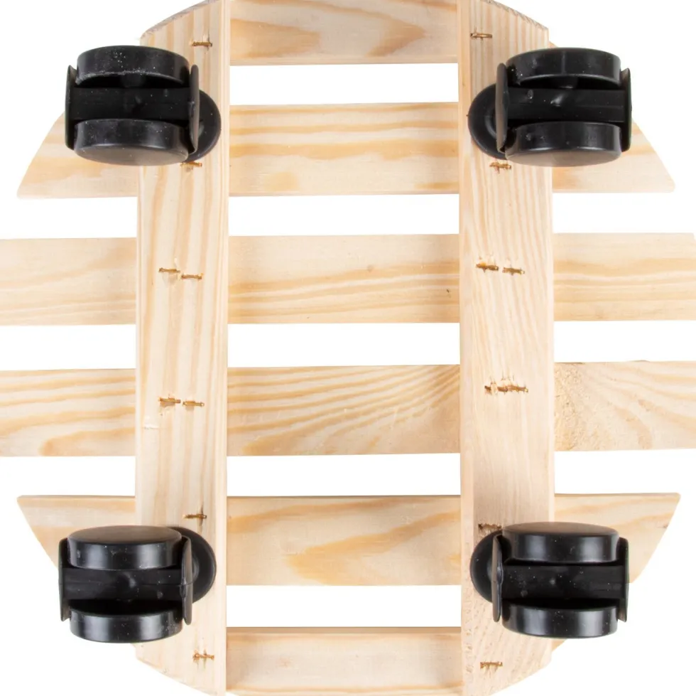 Esschert Design plantentrolley Esschert's Garden naturel D 29 H 8,4 cm
