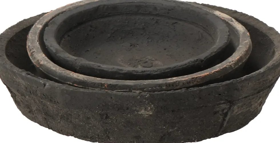Esschert's Garden plantenschotel Aged grijs D 16,3 H 2,7 cm
