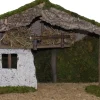 Euromarchi kerststal 78 x 36 x 48 cm