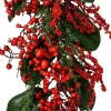 Everlands guirlande Big Berry groen / rood bessen 180 cm