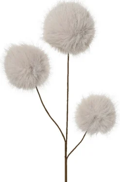 Everlands kersttak bollen crème 70 cm
