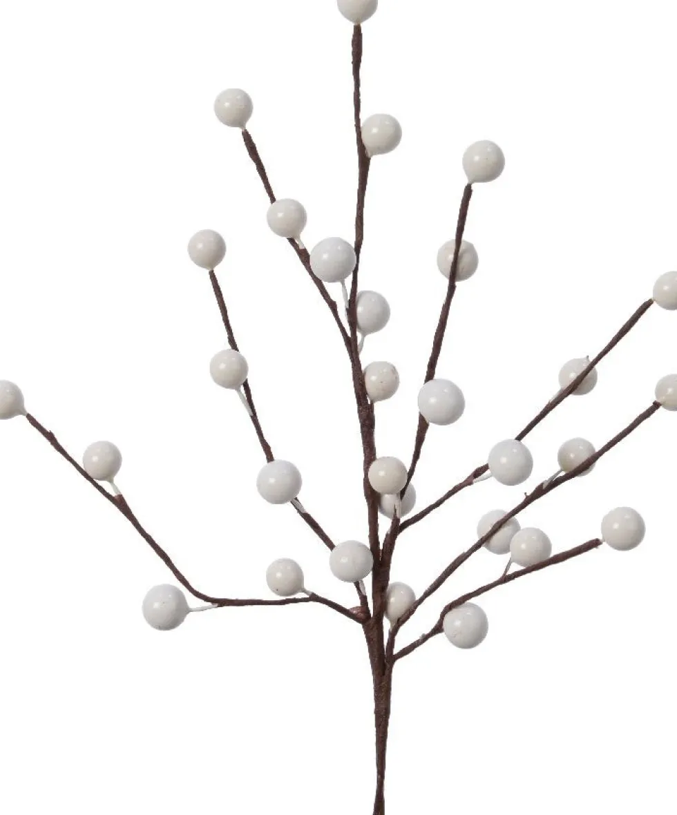 Everlands kersttak met bessen wit 26 cm