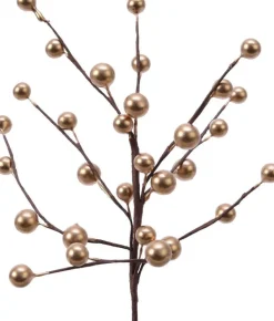 Everlands kersttak met bessen goud 26 cm