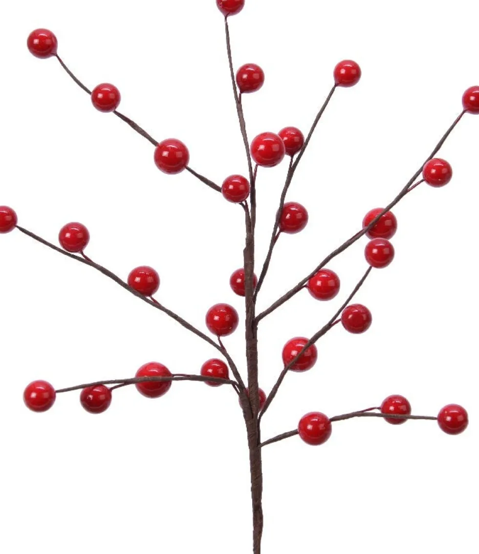 Everlands kersttak met bessen rood 26 cm