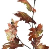 Everlands kersttak met blad bruin 83 cm