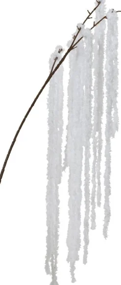 Everlands kersttak spray wit 80 cm