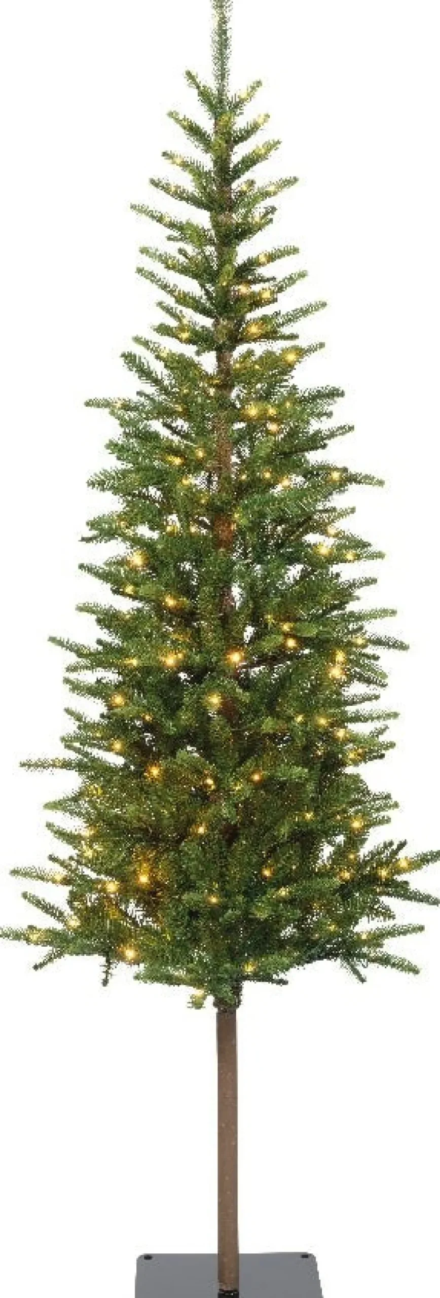 Everlands kunstkerstboom Alpbach met 220 lampjes warm wit D 75 H 210 cm