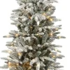 Everlands kunstkerstboom Alpbach besneeuwd met 300 lampjes D 85 H 240 cm