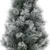 Everlands kunstkerstboom Canada Spruce besneeuwd in pot D 43 H 75 cm