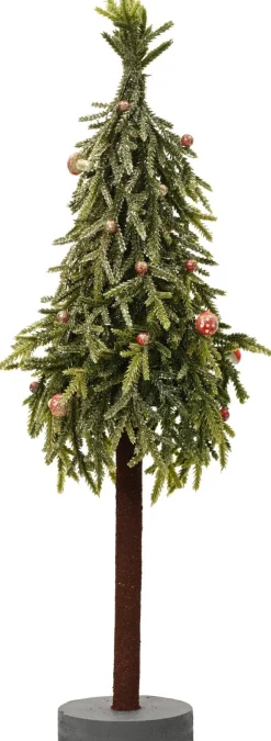 Everlands mini kunstkerstboom Merry Fir met versiering D 20 H 60 cm