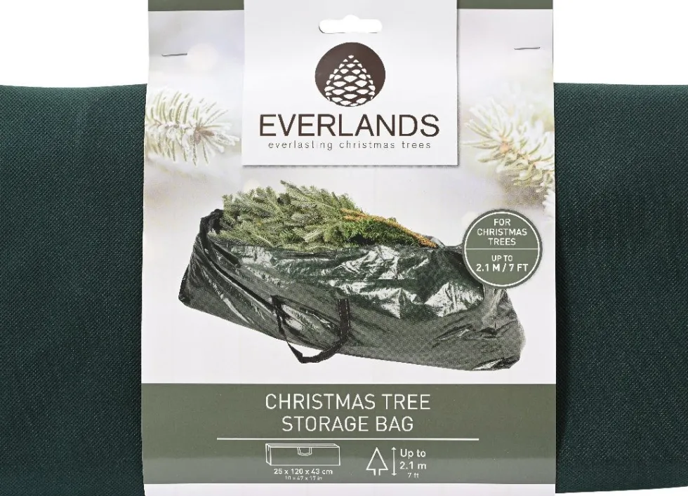 Everlands opbergzak groen voor boom 210 cm
