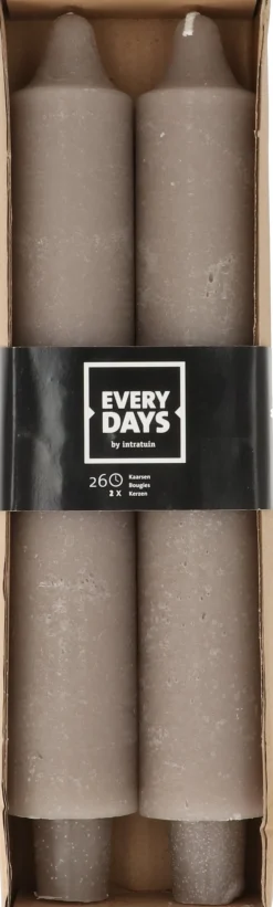 Everydays by Intratuin dinerkaars Rustiek taupe 24 uur 2 stuks