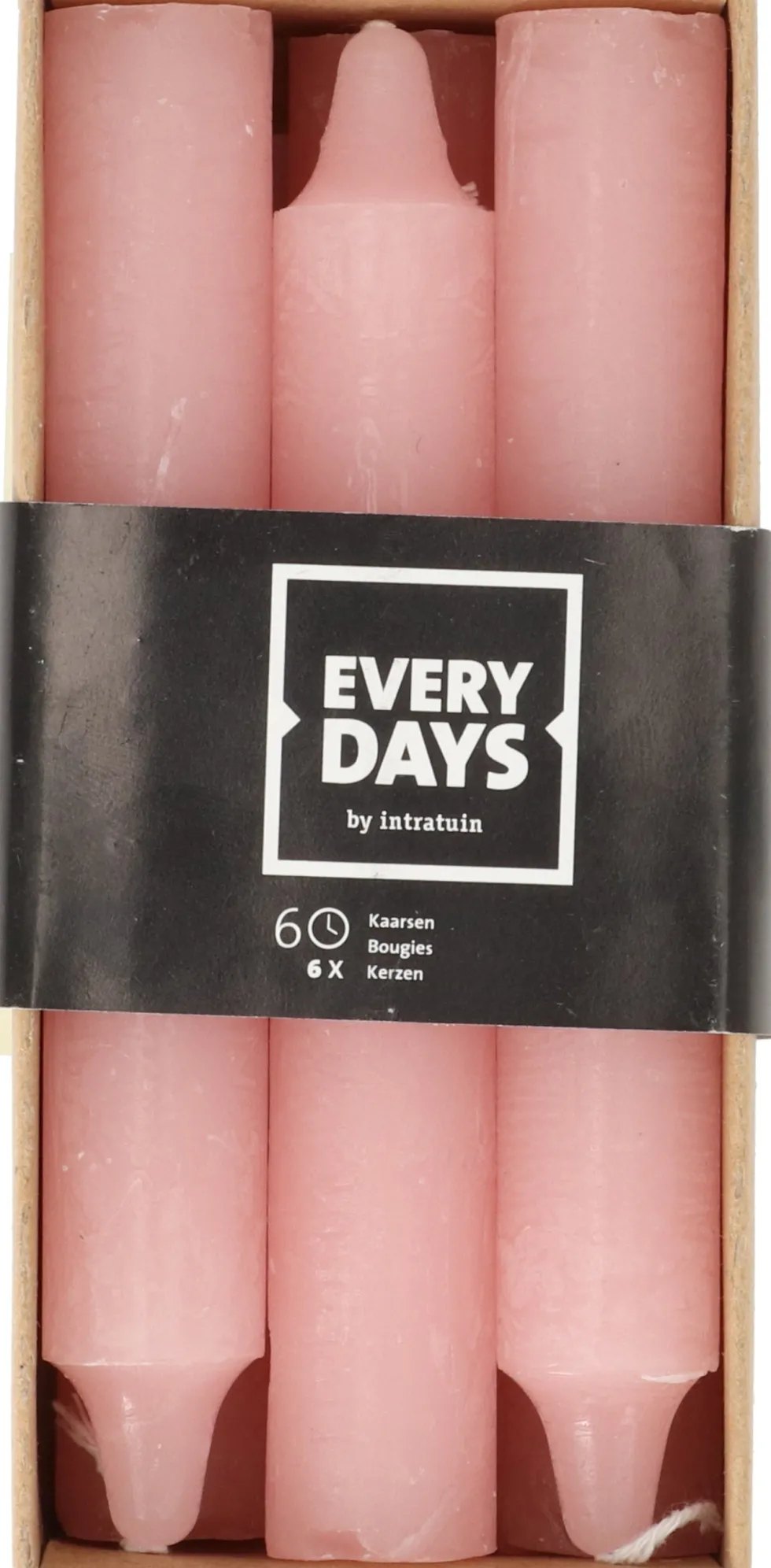 Everydays by Intratuin dinerkaars Rustiek licht roze 6 uur 6 stuks