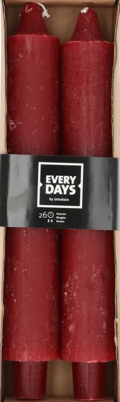 Everydays by Intratuin dinerkaars Rustic rood 26 uur 2 stuks