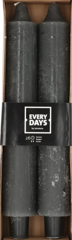 Everydays by Intratuin dinerkaars Rustic grijs 26 uur 2 stuks