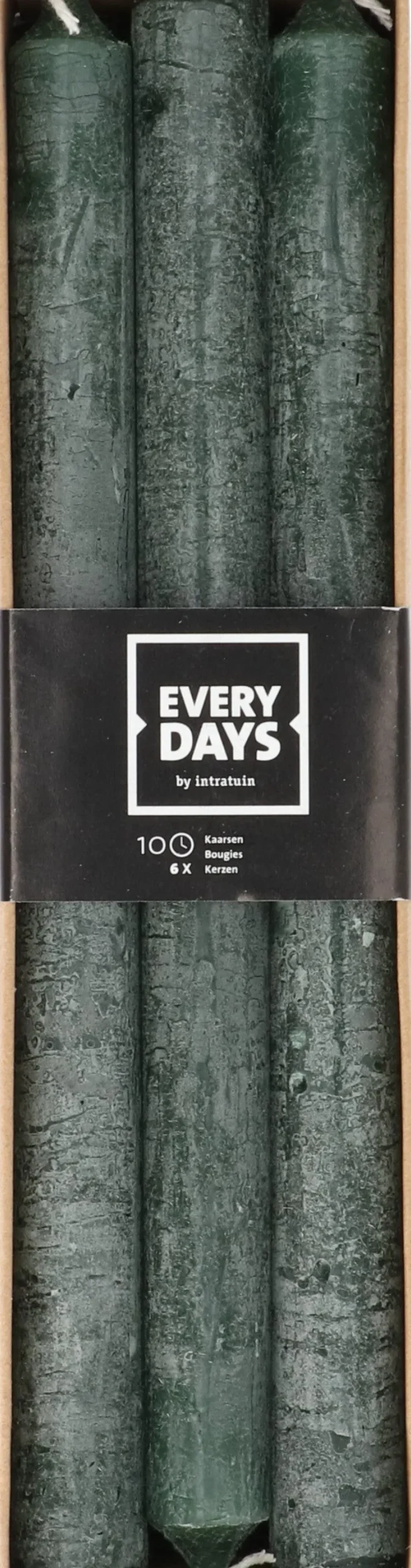 Everydays by Intratuin dinerkaars Rustic groen 10 uur 6 stuks