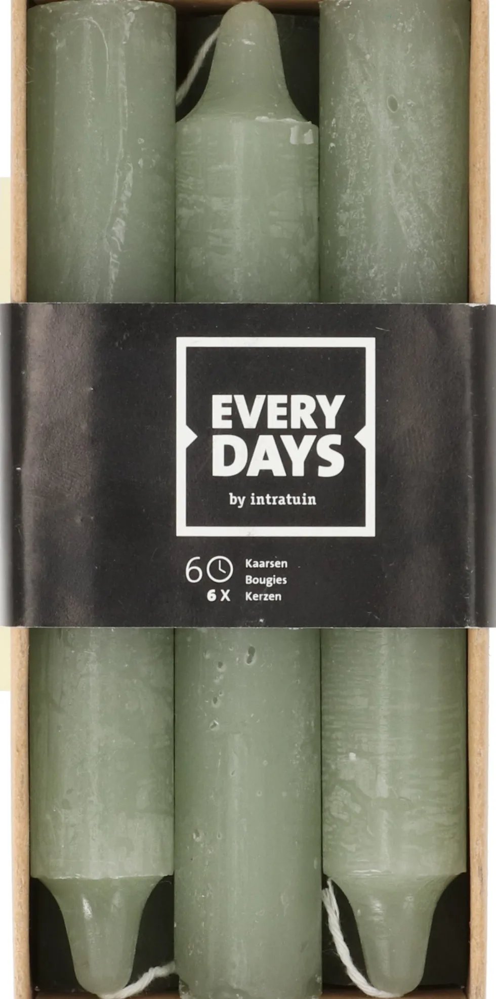 Everydays by Intratuin dinerkaars Rustiek licht groen 6 uur 6 stuks