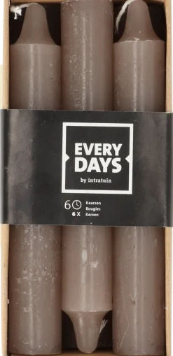 Everydays by Intratuin dinerkaars Rustiek taupe 6 uur 6 stuks