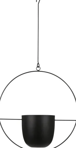 Everydays by Intratuin hangpot Dexter zwart 35 x 14 x 65 cm
