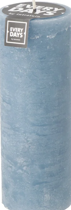 Everydays by Intratuin stompkaars Rustiek blauw 100 uur D 7 H 19 cm