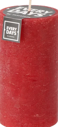 Everydays by Intratuin stompkaars Rustiek donker rood 75 uur D 7 H 13 cm