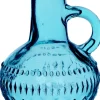 Fles Milano blauw D 6 H 10 cm