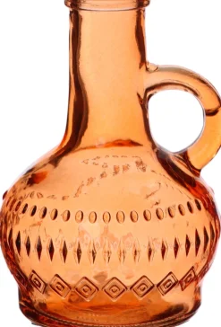 Fles Milano oranje D 6 H 10 cm