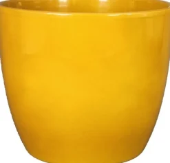 Floran bloempot Boule geel D 8,5 H 6,5 cm