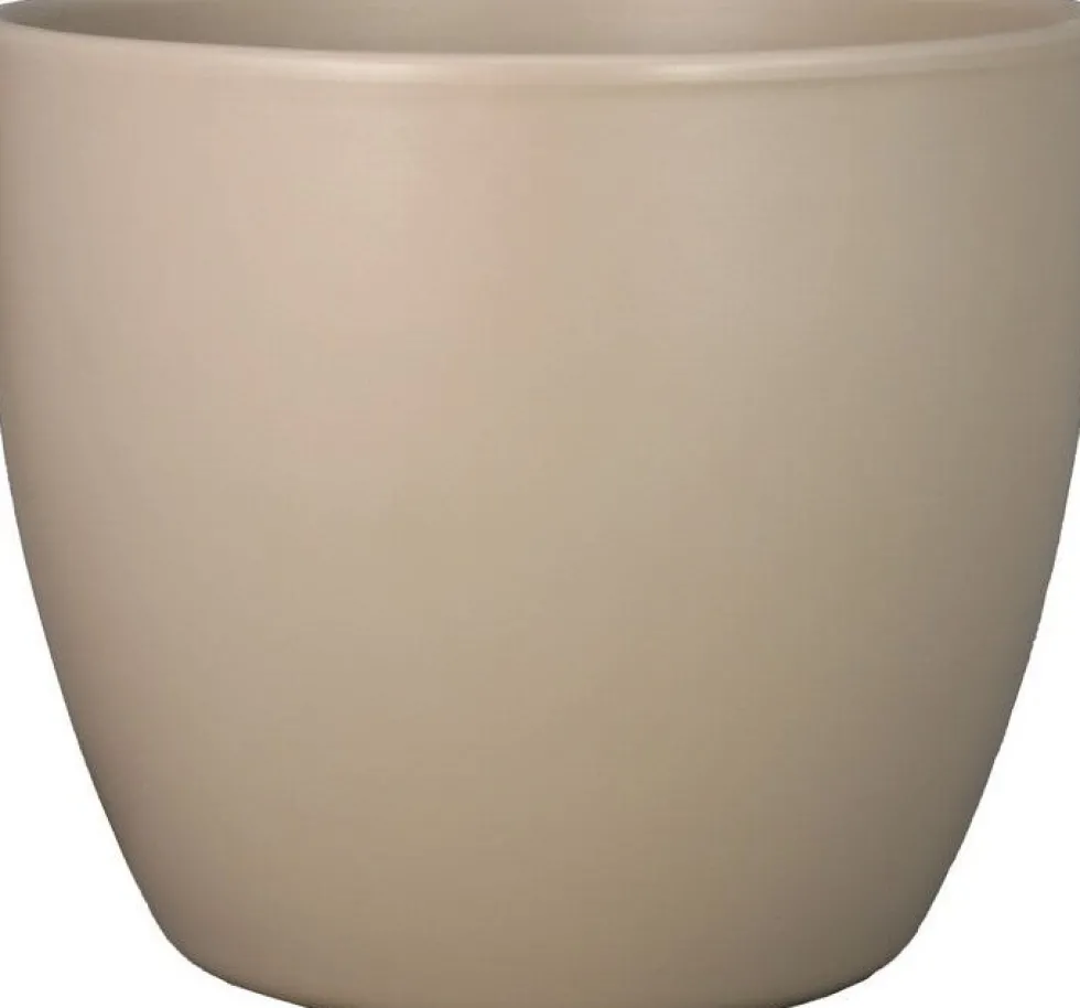 Floran bloempot Boule taupe D 8,5 H 6,5 cm