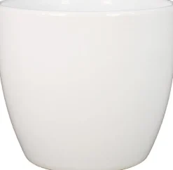 Floran bloempot Boule wit D 10,5 H 8,5 cm